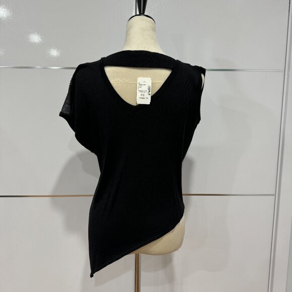 Prins sequin asymmetrical V-Neck top NWT, Size L - Picture 3 of 8